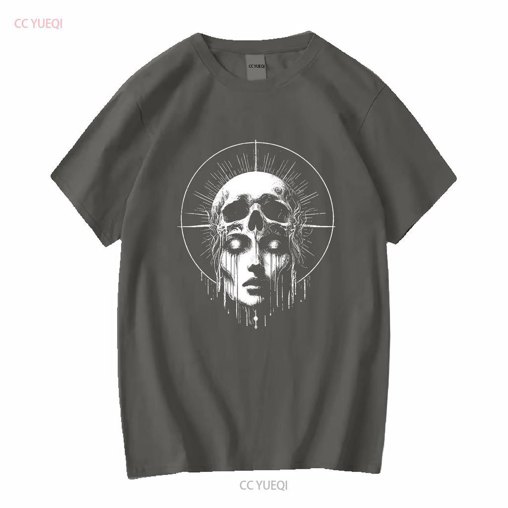 NEW LIMITED Lilith Witch Skull Occult Dark Wicca Black Magic Pagan T Shirt S 3XL vintage Washed Breathable fashion Versatile