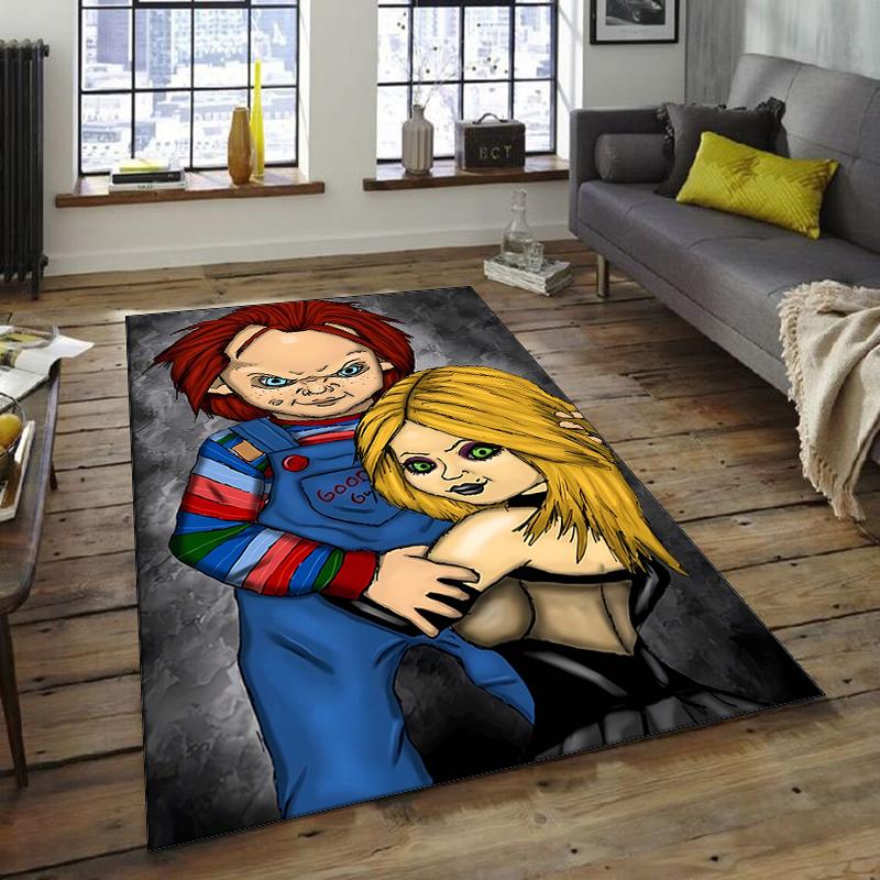 1pc Chucky1 Design Area Rug - Non-Slip, Soft & Cozy Floor Mat for Living Room, Bedroom, Office - Indoor/Outdoor Decorative Carpet