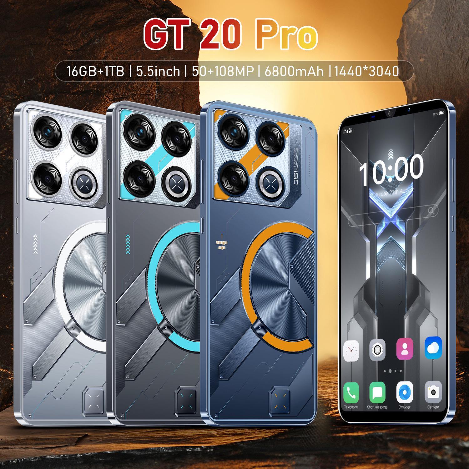 

Смартфон GT20 Pro - Глобальна версія, 1+16ГБ, В наявності EU Standard срібний
