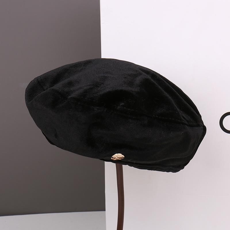 Spring and autumn show face small beret children fashion students versatile big head circumference painter hat casual bud hat