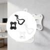 Wall Mounted Speaker Holder Metal Bracket Set for WiiM Sound Lite Speaker Living Room Setup, Two-Piece Space-Saving Design