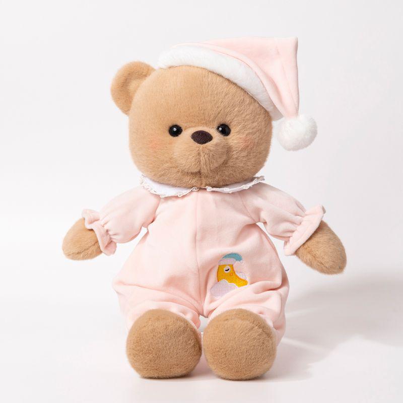 Goodnight Teddy Bear Plush Doll - Sleepwear Companion for Girls, Birthday & Wedding Gift