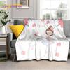 Snová baletka, balerína, víla, labuť, jednorožec, kreslená deka, měkká přehozová deka pro domov, ložnici, postel, pohovku, piknik, cestování, pro děti
