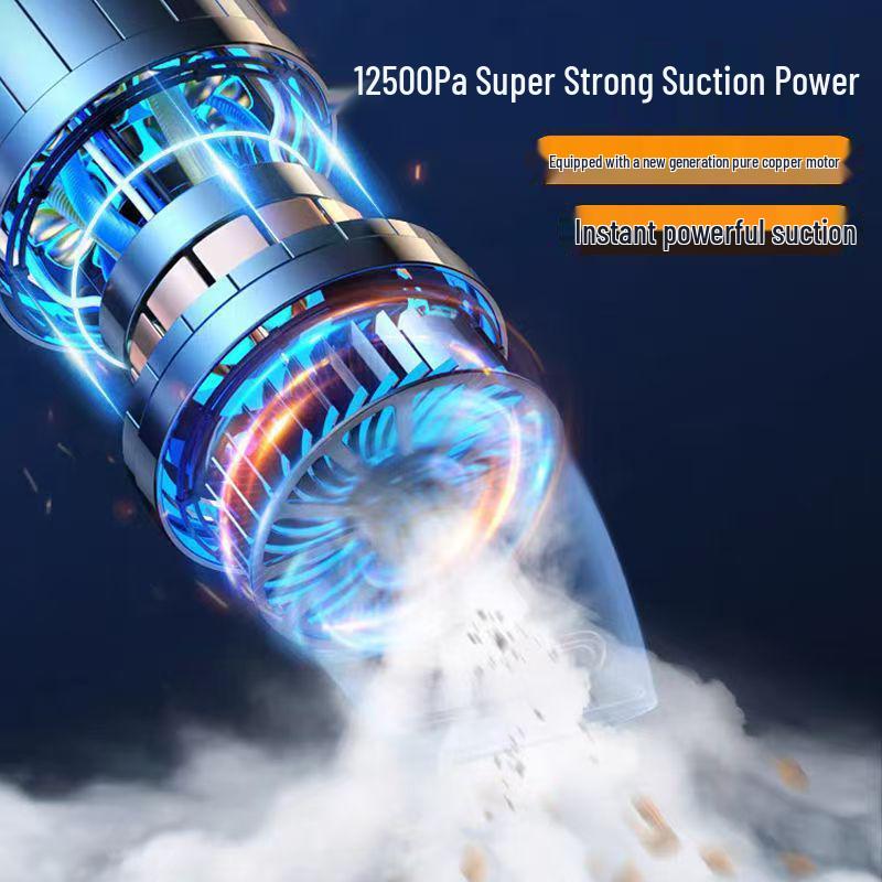 High-Power Portable Wireless Car Vacuum Cleaner for Home and Sedan