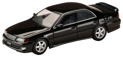 Hobby Japan HJ64 Toyota Chaser Tourer V Early Version Black Customized Color Finished Model HJ641072BK 1/64 (JZX100) (1996)