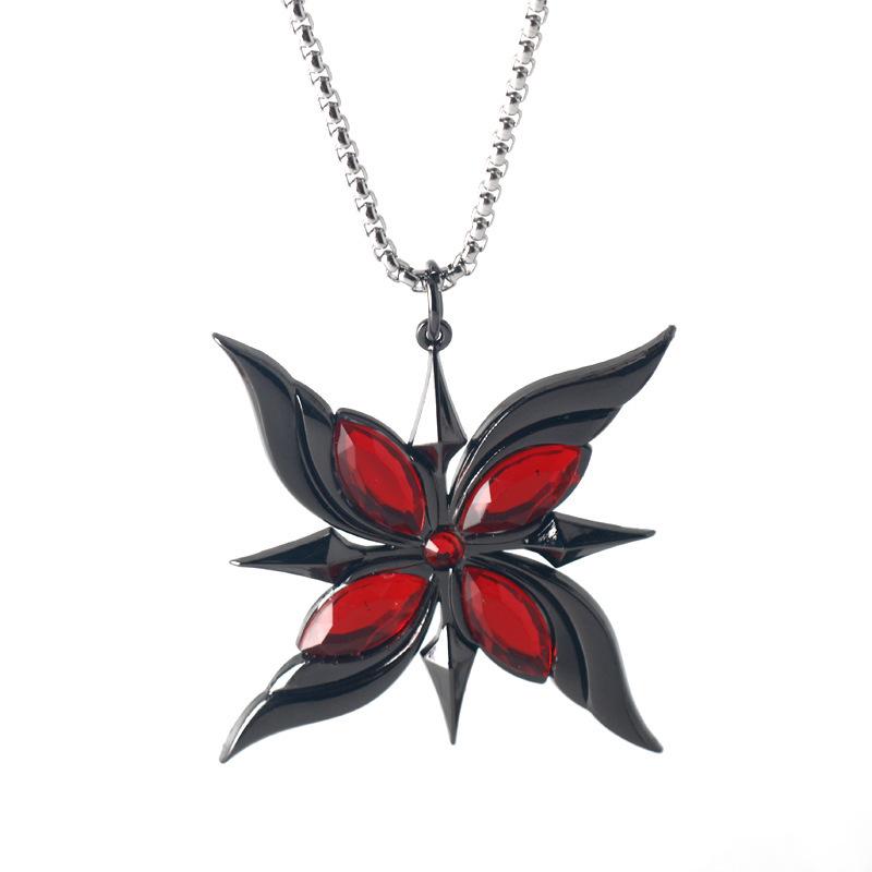 Genshin Impact Xiao & Tartaglia Mask Keychain, Venti & Hu Tao Pendant Necklace, Anime Accessories