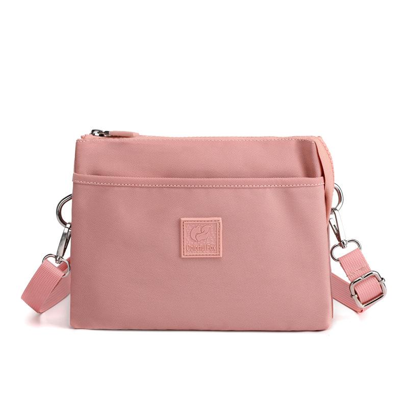 Damentasche, neue lässige Damen-Umhängetasche, einfarbige einfache Umhängetasche, lässige Nylontasche, Handytasche für Damen