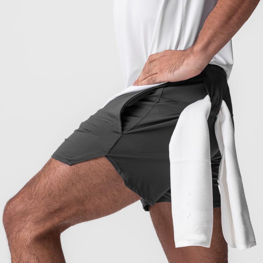 Sportliche Schnelltrocknende Dreipunkt-Shorts für Herren, Atmungsaktiv, für Outdoor-Laufen, Training, Fitness, Einfarbige Basketballshorts