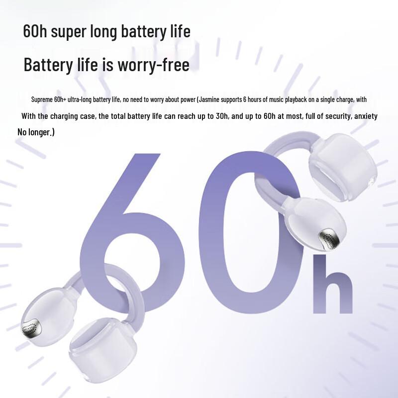 Weakwater Jasmine Open-Ear Bone Conduction Bluetooth Earbuds