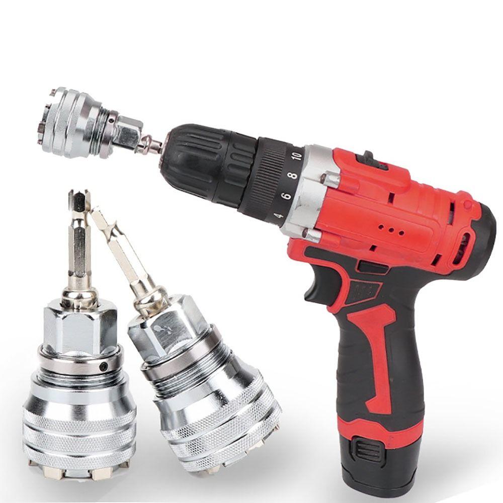 Heavy Duty Hex Wrench Adapter Kit Single-Hand Operation Multi-Function Socket Adapter  Automotive