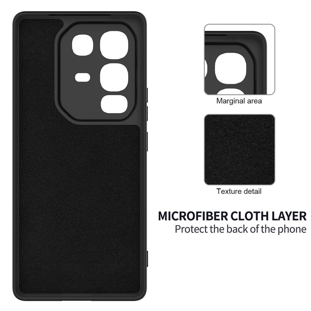 For Infinix Note 50 Pro 4G/Infinix Note 50 4G Liquid Silicone Case Phone Back Cover with Hand Strap