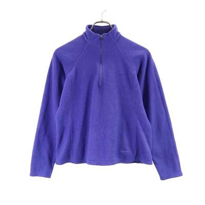 Bluza polarowa z zamkiem do połowy M Niebieska Outdoor Damska Używana
