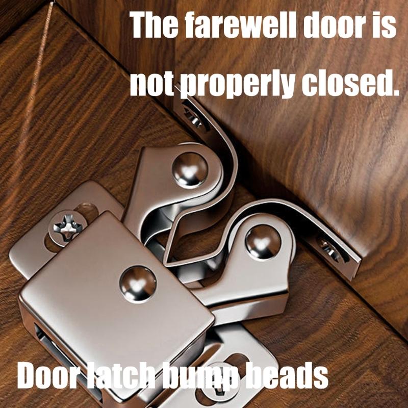 15set Double Roller Cabinet Lock Latches Furniture Catches Cupboard Door Double Roller Catches Furniture Hardware