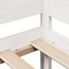 Daybed with Drawers White 90 X 190 Cm Pine Wood