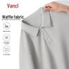 VANCL Men's Heavy Waffle Knit Loose POLO T-Shirt