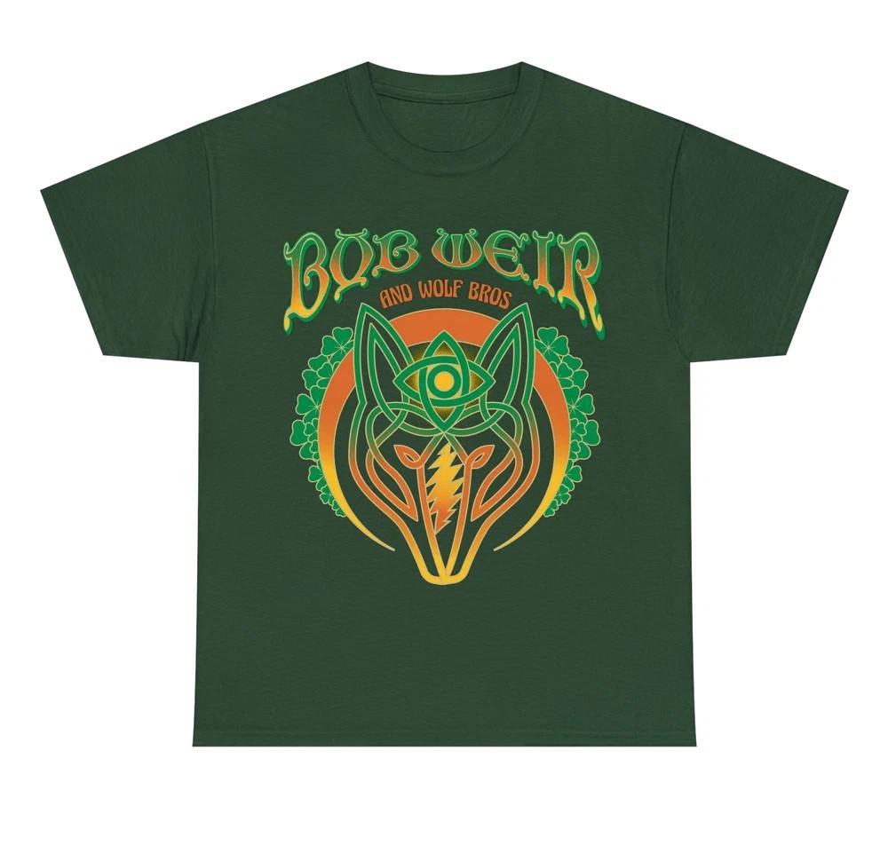

Bob Weir And Wolf Bros Cotton Made In USA Full Size S-5XL Unisex T-Shirt M