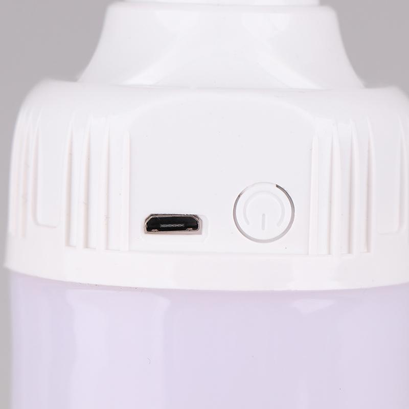 1Pc Outdoor Usb Rechargeable Led Lamp Bulbs 60W Emergency Light Hook Up Camping Fishing Portable Lantern Night Lights