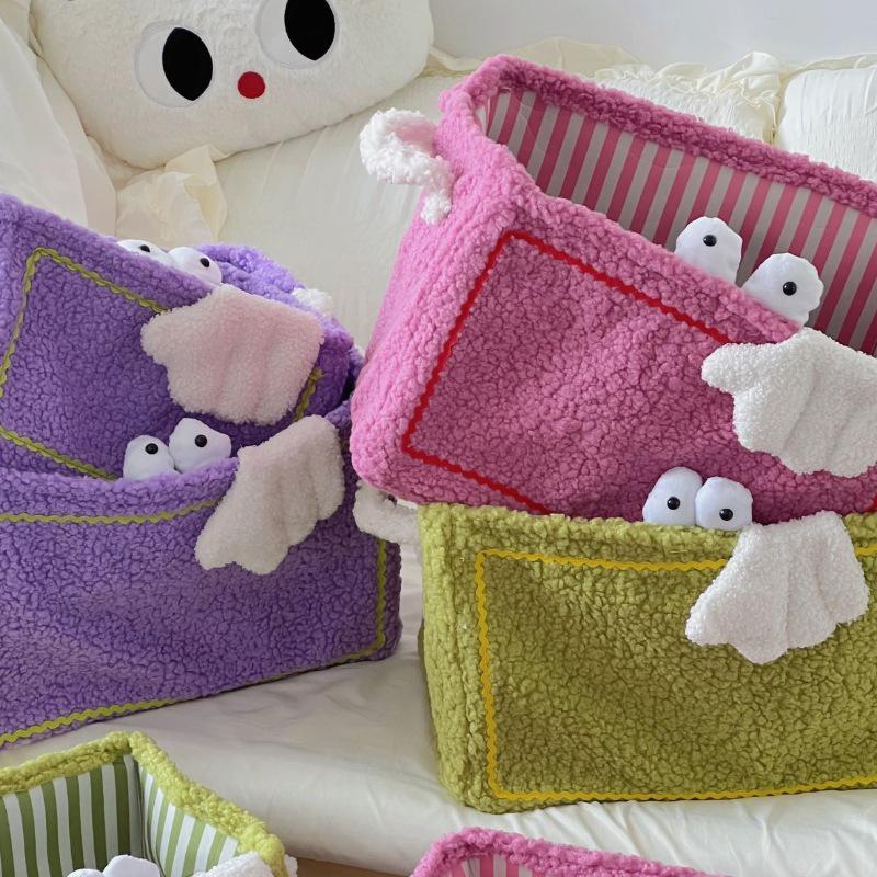 Adorable Monster Foldable Storage Basket for Toys & Snacks