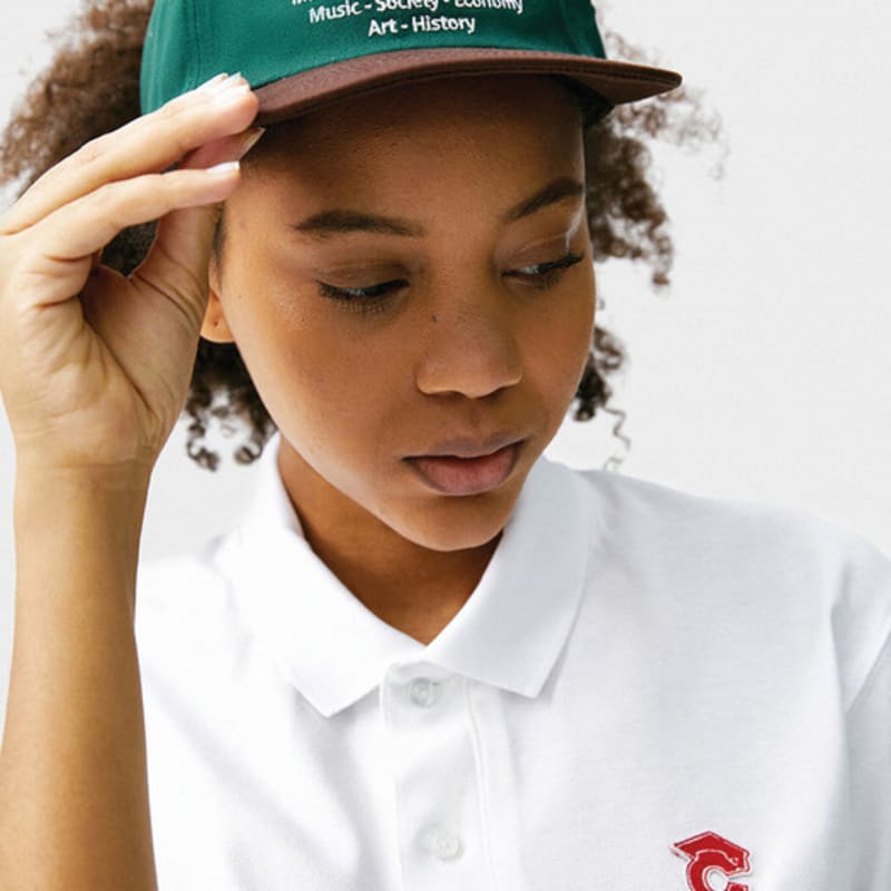 

Concept College Green Brown Color Block Ball Cap FREE