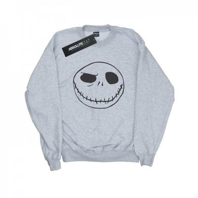 Mens Nightmare Before Christmas JackÂ´s Big Face Sweatshirt