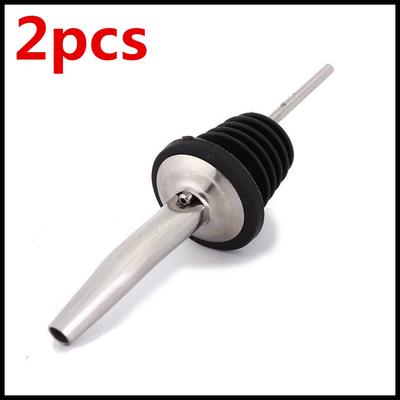 2PCs Edelstahl Olivenöl Ausgießer Dispenser Auslauf Glas Flasche Ausgießer Flow Flasche Geist Nip Gießen Schuss