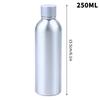 30/50/60/100/120/150/200/250Ml Aluminum Bottle With Lid Cosmetic Refillable Bottles Silver Lid Aluminum Container Travel Bottle
