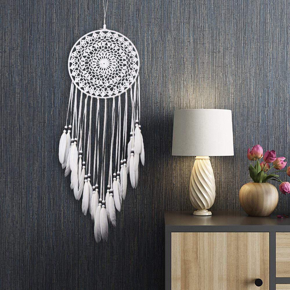 Nordic Pure White Knife Dream Catcher Wall Hanging Decor Ornament