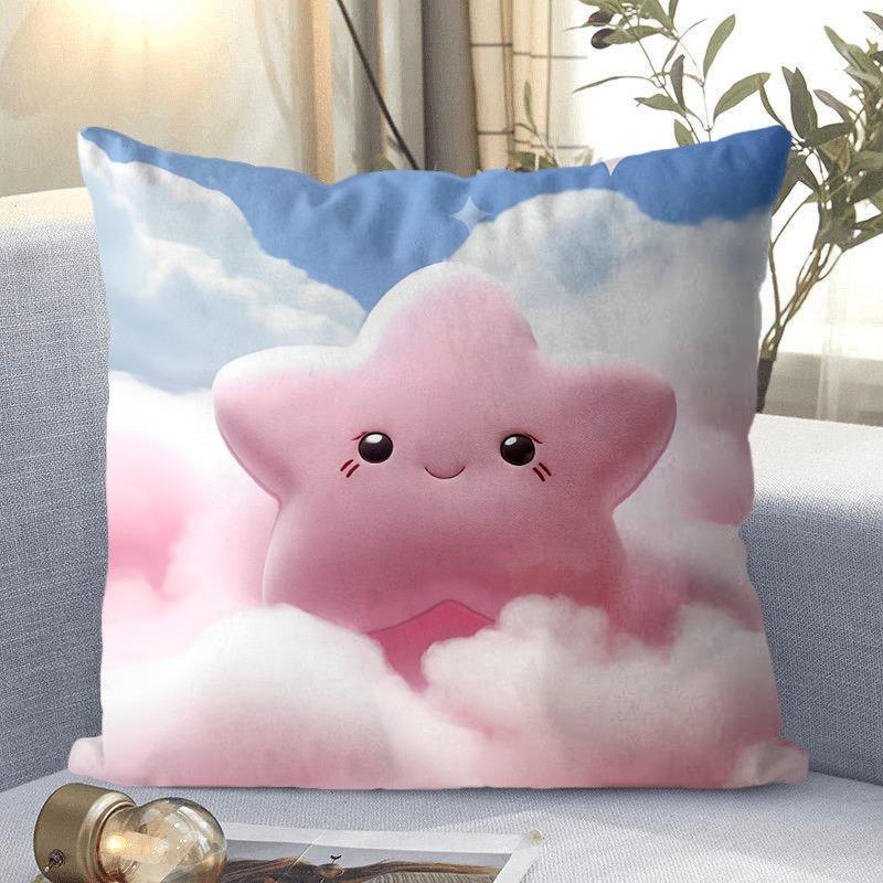 

Милая декоративная наволочка со звездами для спальни, гостиной, квадратная наволочка с подушкой 40x40cm