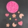 Ice Cube Craft Soap Candle Gumpaste Chocolate Dough Molds Heart Moon Star Shape Cake Cookies Mold Gift for Baking Lover