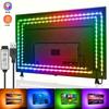 RGB LED Light Bar with 3-Key Button Control USB Powered Color Changing Ambient Lighting for Bedroom and Parties