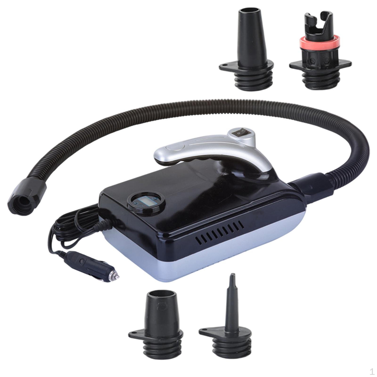 

Paddle Board Pump Electric Portable, 20PSI 110W 12V Inflator with LED Digital Display for Pulp