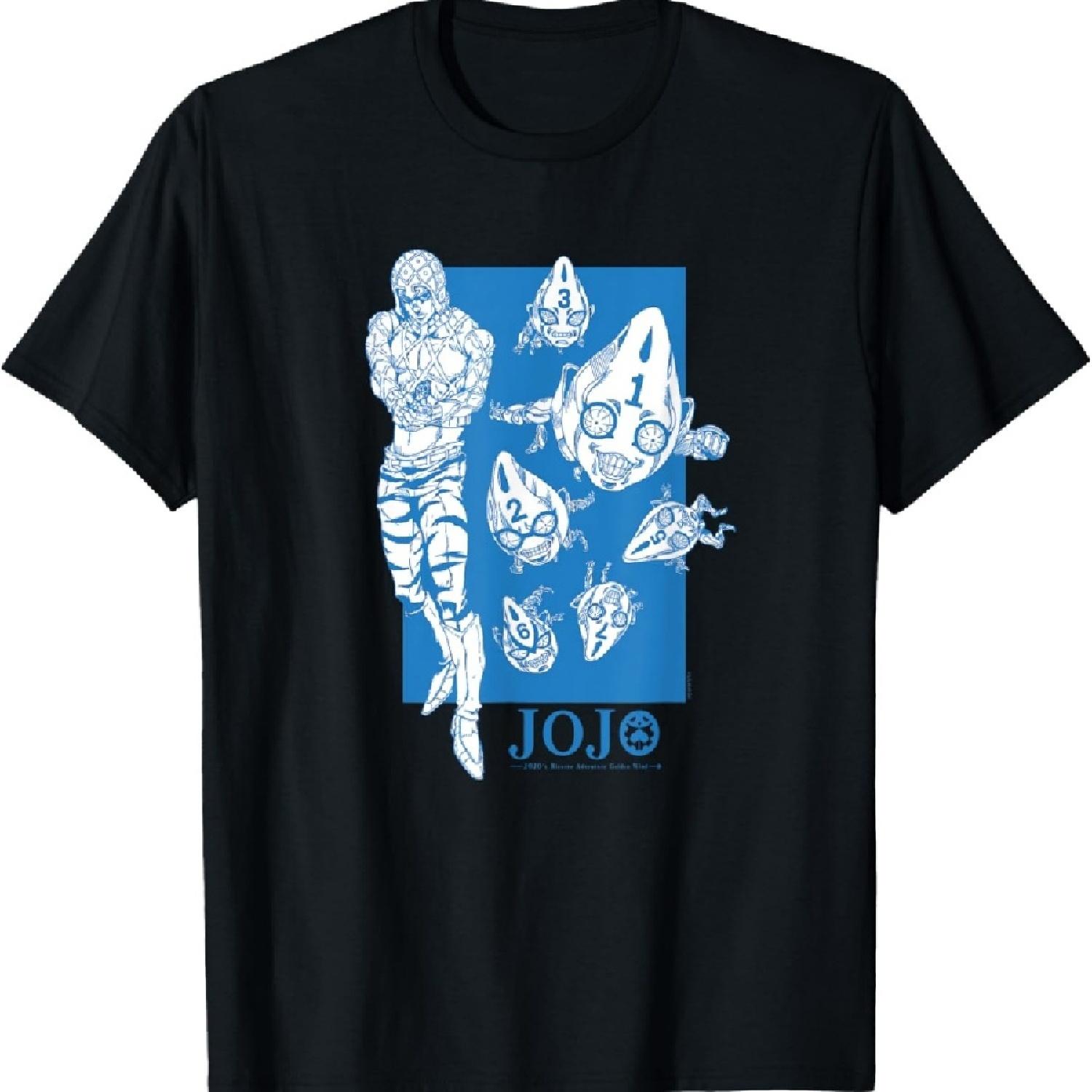 

JoJo s Bizarre Adventure Миста Шесть Пуль Аниме Футболка XXXXXL чёрный