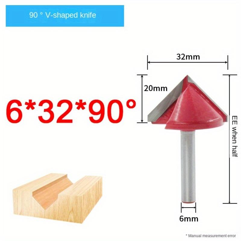 90° V-Shaped Knife for Trimming Machine: New Edge Design, High-Quality Alloy Blade, Suitable for Solid Wood, MDF, Particleboard, and Plywood