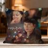 Hot C-CCrash Landing on You Cushion Cover Soft Washable Pillow Case Multi-Scene for Couch Bed Travel Office Use