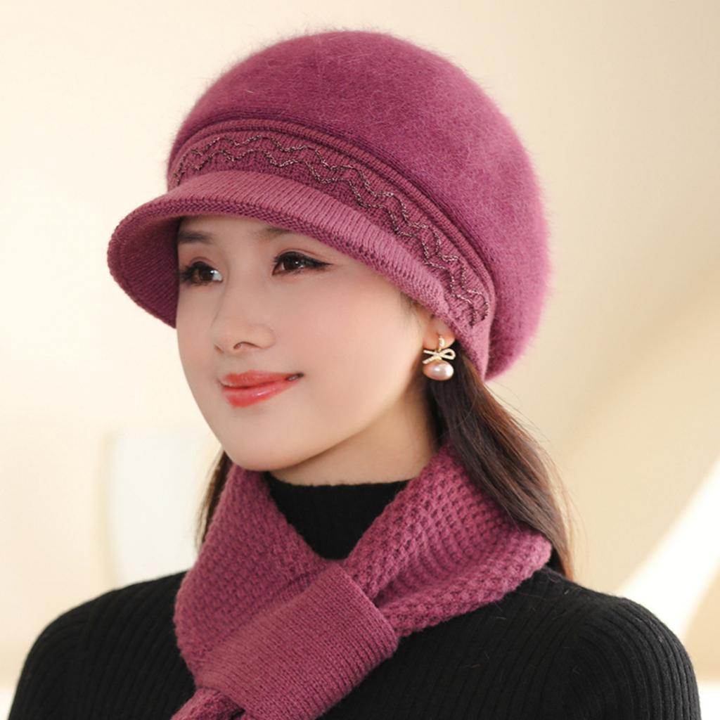 Women's Warm Dual-use Pullover Sports Hat Casual Ear Cap