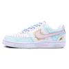 Nike Court Vision 1 Crushed Ice On A Summer Day Slip Resistant Abrasion Resistant Low top Skateboard Shoes Unisex DH2987-101(team488-)