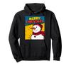 Schneemann Pop Art Frohe Weihnachten Weihnachtsmotiv Hoodie
