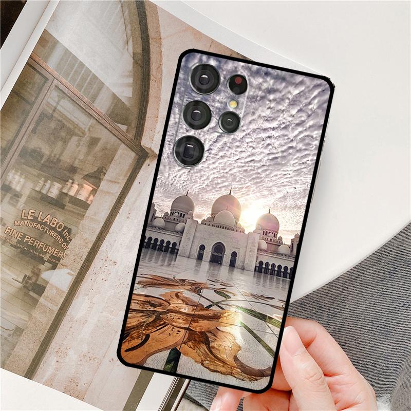 Arabic Muslim mosque building Phone Case For Samsung Galaxy S24 Ultra S9 S10 S20 S22 S21 Plus S23 FE S25 Ultra Full Cover