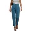 High Waist Straight Leg Trousers for Women Classic Fit with Button and Zip Closure Office Casual Pants