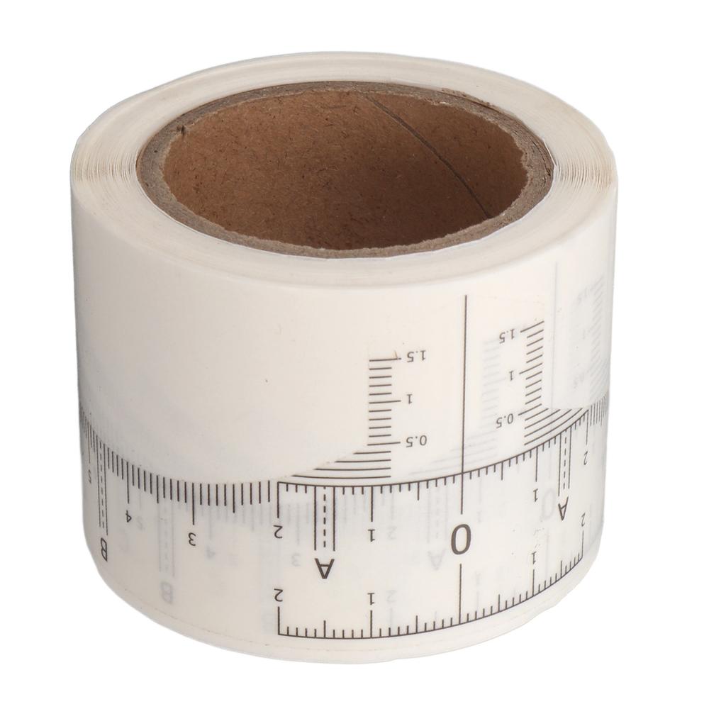 1 Roll Eyebrow Ruler Stencil Sticker Transparency Clear Disposable Plastic Eyebrow Ruler Sticker