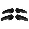 4pcs RV Gutter Spouts Direct Rain Water Away From RV Gutter Extender for Most Motorhomes Black