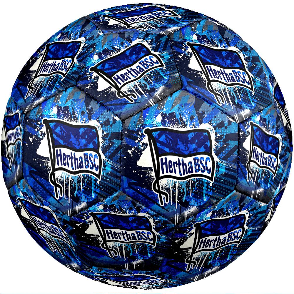 Hertha Bsc FC Size 5 Standard Football Durable Training Match Soccer Ball for Adult Outdoor Sports