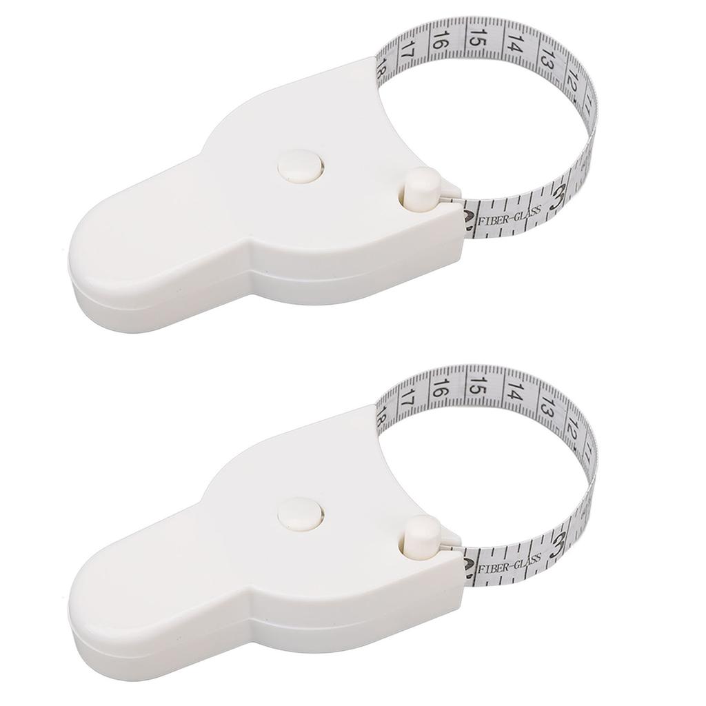 2 Pack Body Measuring Tape 60inch Push Button Retract Lock Pin Automatic Telescopic Measure Tape