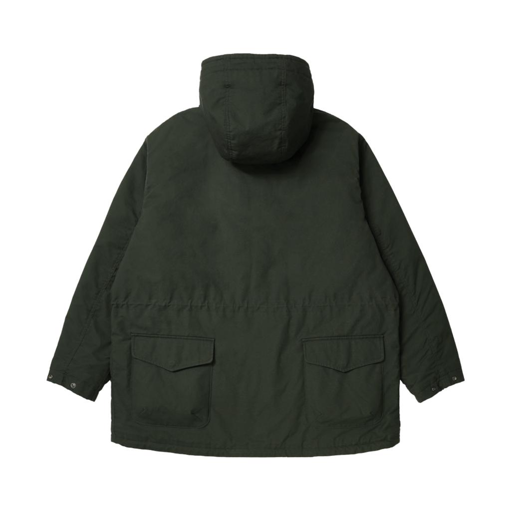 UNIQLO Engineered Garments Collaboration FW23 Classic Hoodie Zipper Design Heat-Absorbing Lined Mid-Length Hooded Coat Unisex coats Olive 467596-57