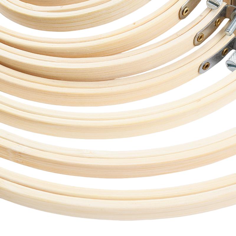 Cadru din bambus Inel cerc de broderie Diy Broderie Pictură Kit punct de cruce Cadru rotund din bambus Instrumente de cusut Home Decor