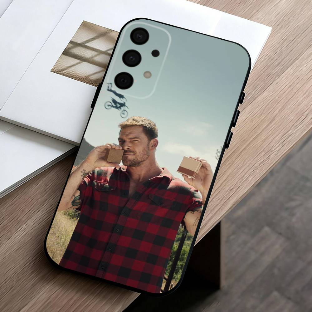Alan Ritchson Actor  Phone Case For Samsung Galaxy A73,A72,A71,A70,A53,A52,A51,Soft Silicone Black Cover
