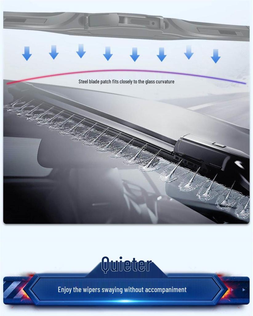 Infiniti QX60 2022 Front & Rear Boneless Wiper Blade Strip