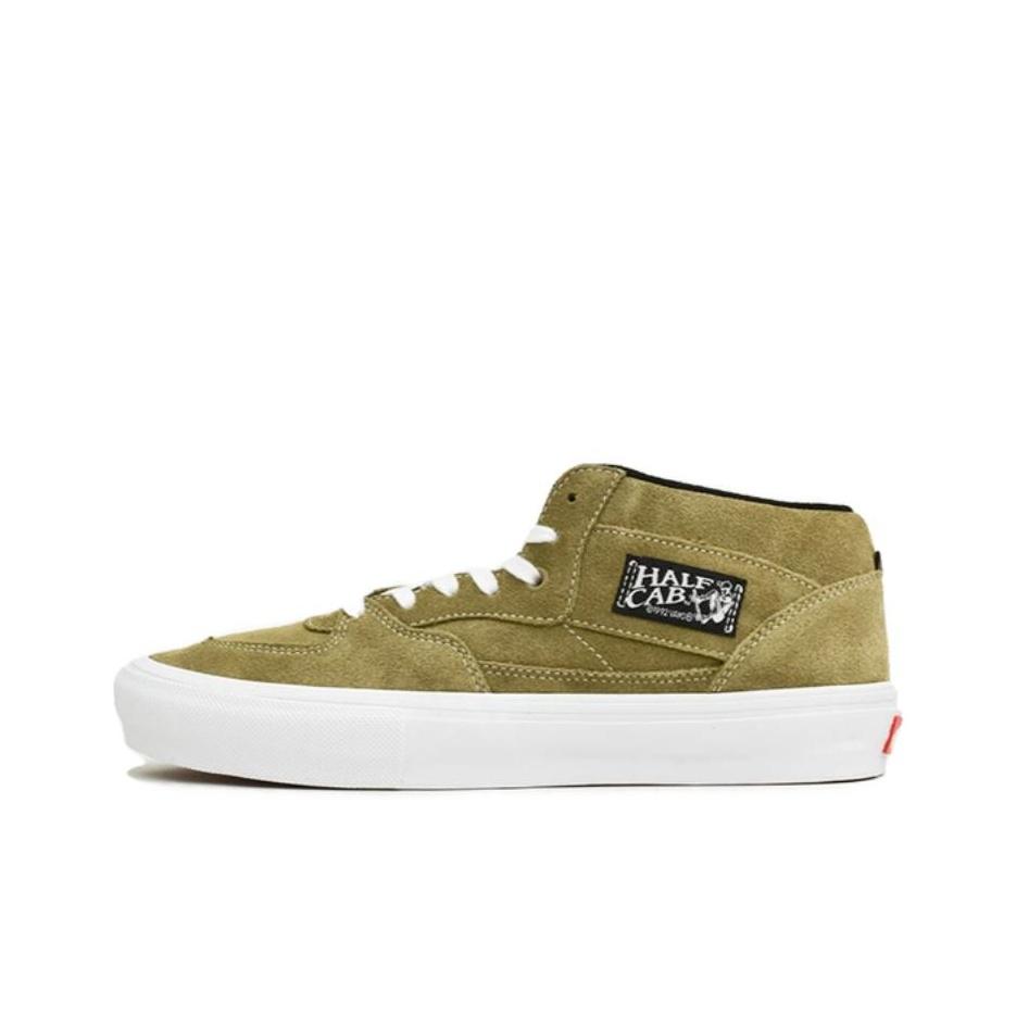 Vans Comfortable Casual Shock Absorbing High Top Skate Shoes Unisex Sneakers Brown Green VN0A5FCDCUQ