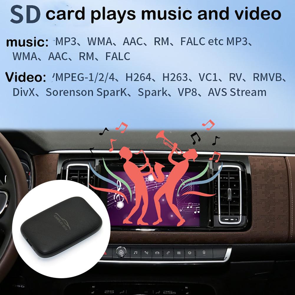 Wireless Android Auto Adapter Carplay For Car Netflix YouTube Google Ai Box Car Multimedia Video Box Bluetooth Compatible Dongle