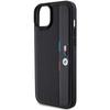 BMW Bmhcp15M23Pupvk Iphone 15 Plus / 14 Plus 6.7 Schwarz/Black Hardcase Perforierte Dreifarben-Linie